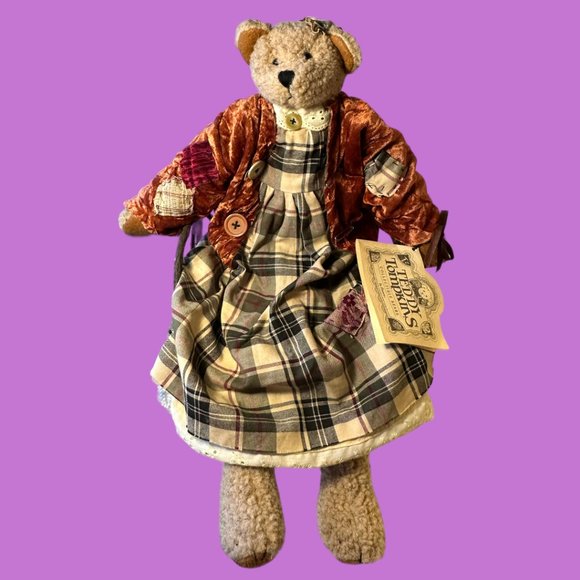 ENESCO - 1996 TEDDY TOMPKINS COLLECTIBLE BEARS - 22" ISABELLA - Picture 10 of 16